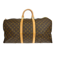Louis Vuitton Louis Vuitton Keepall Bag Monogram Canvas Brown Canvas Travel Bag Bag (Pre-Loved)