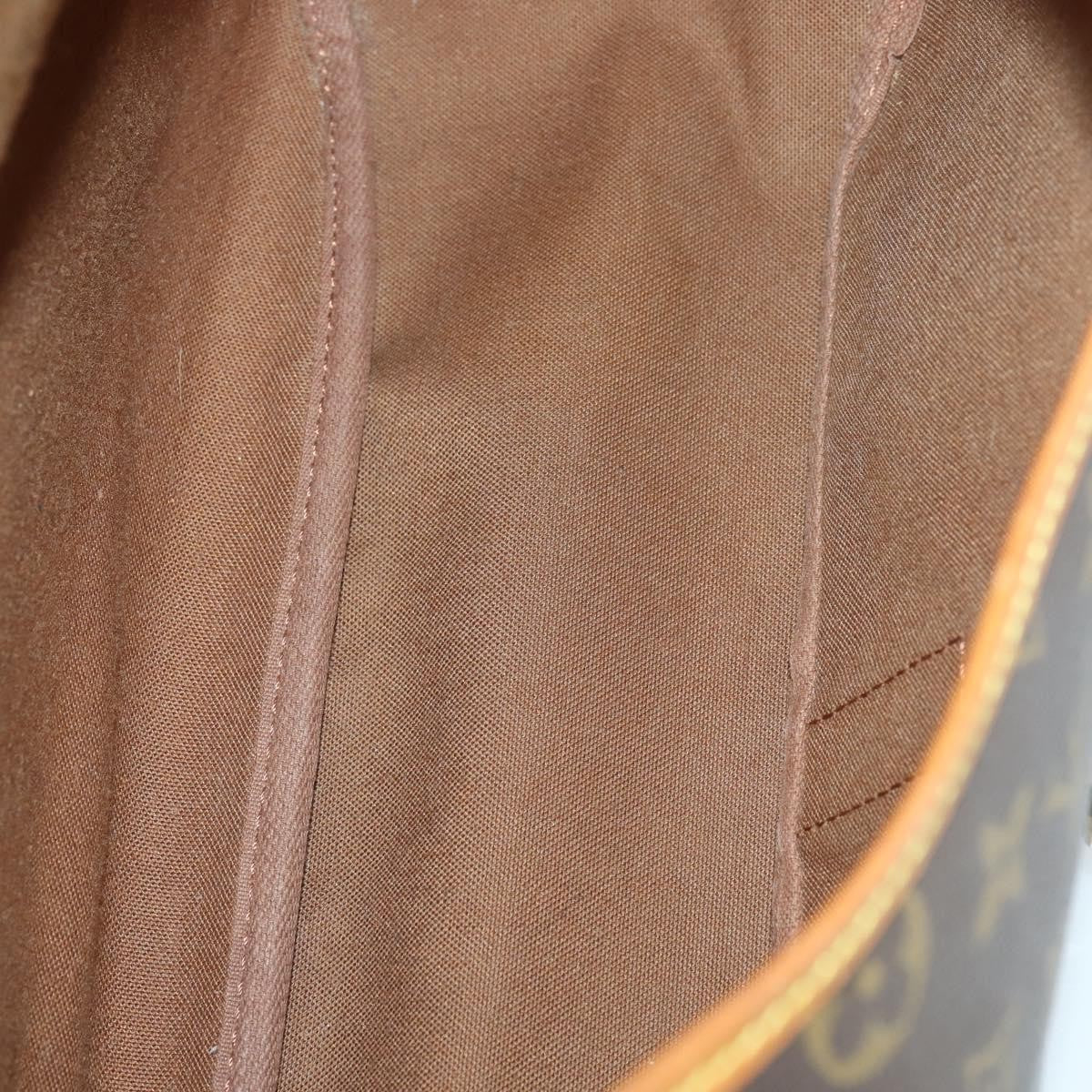 Louis Vuitton Saumur Handbag Monogram Canvas Brown Canvas Shoulder Bag Bag (Authentic Pre-Loved)
