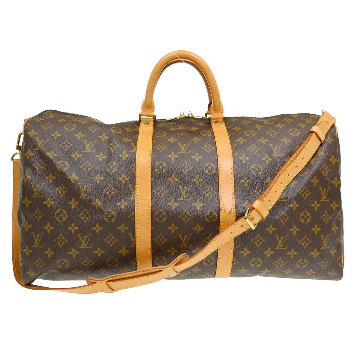 Louis Vuitton Louis Vuitton Keepall Bandouliere Bag Monogram Canvas Brown Canvas Travel Bag Bag (Pre-Loved)