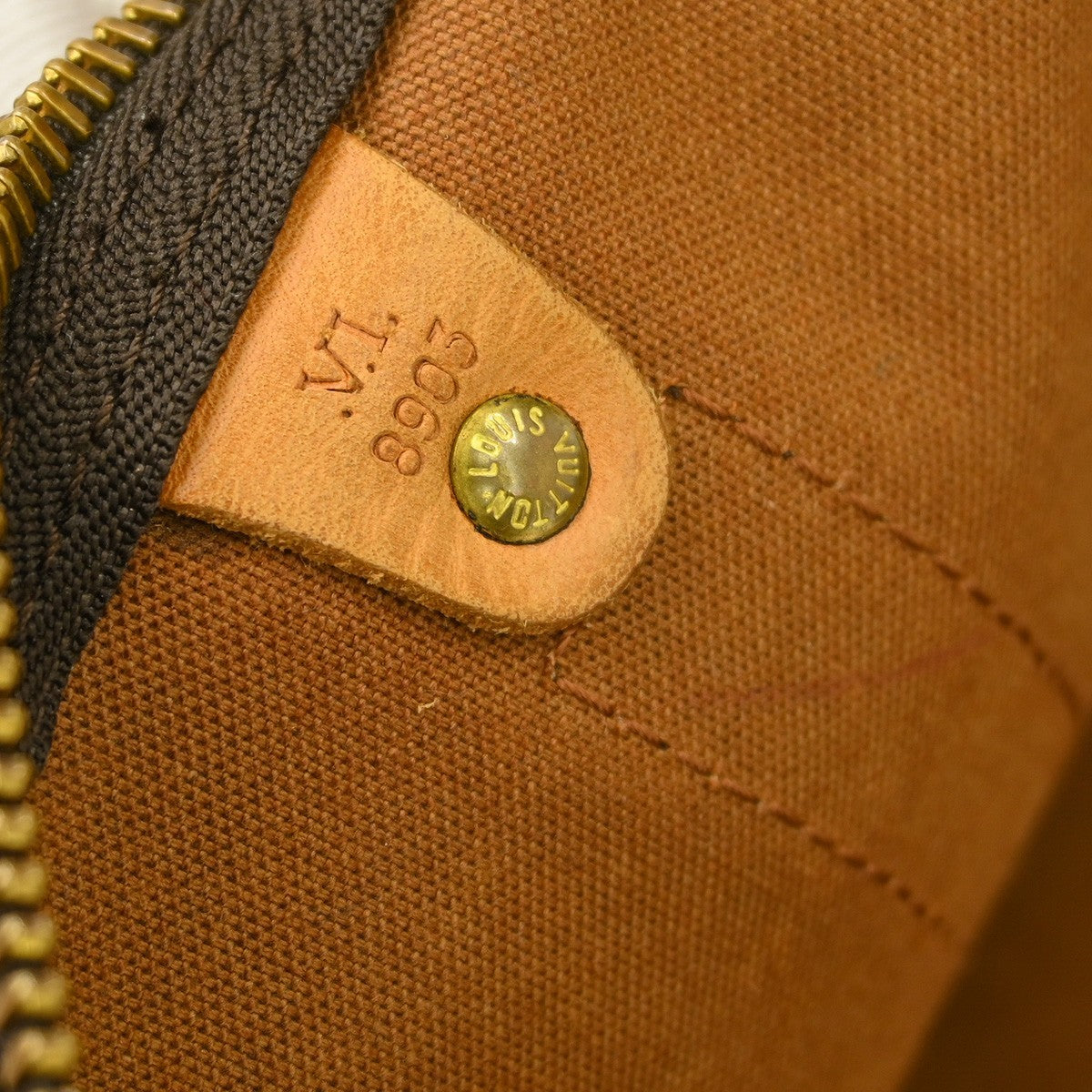 Louis Vuitton Keepall Bag Monogram Canvas Brown Canvas Travel Bag Bag (Pre-Loved)