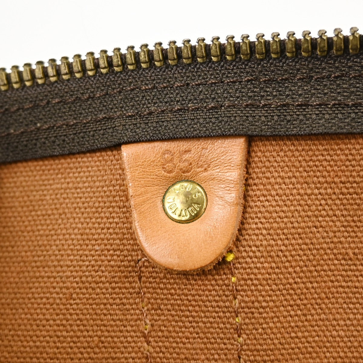 Louis Vuitton Louis Vuitton Keepall Bag Monogram Canvas Brown Canvas Travel Bag Bag (Pre-Loved)