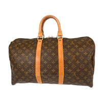 Louis Vuitton Louis Vuitton Keepall Bag Monogram Canvas Brown Canvas Travel Bag Bag (Authentic Pre-Loved)