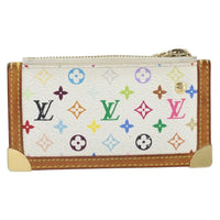 Louis Vuitton Pochette Clés Nm Monogram Multicolor Canvas White Canvas Wallets Accessory (Authentic Pre-Loved)