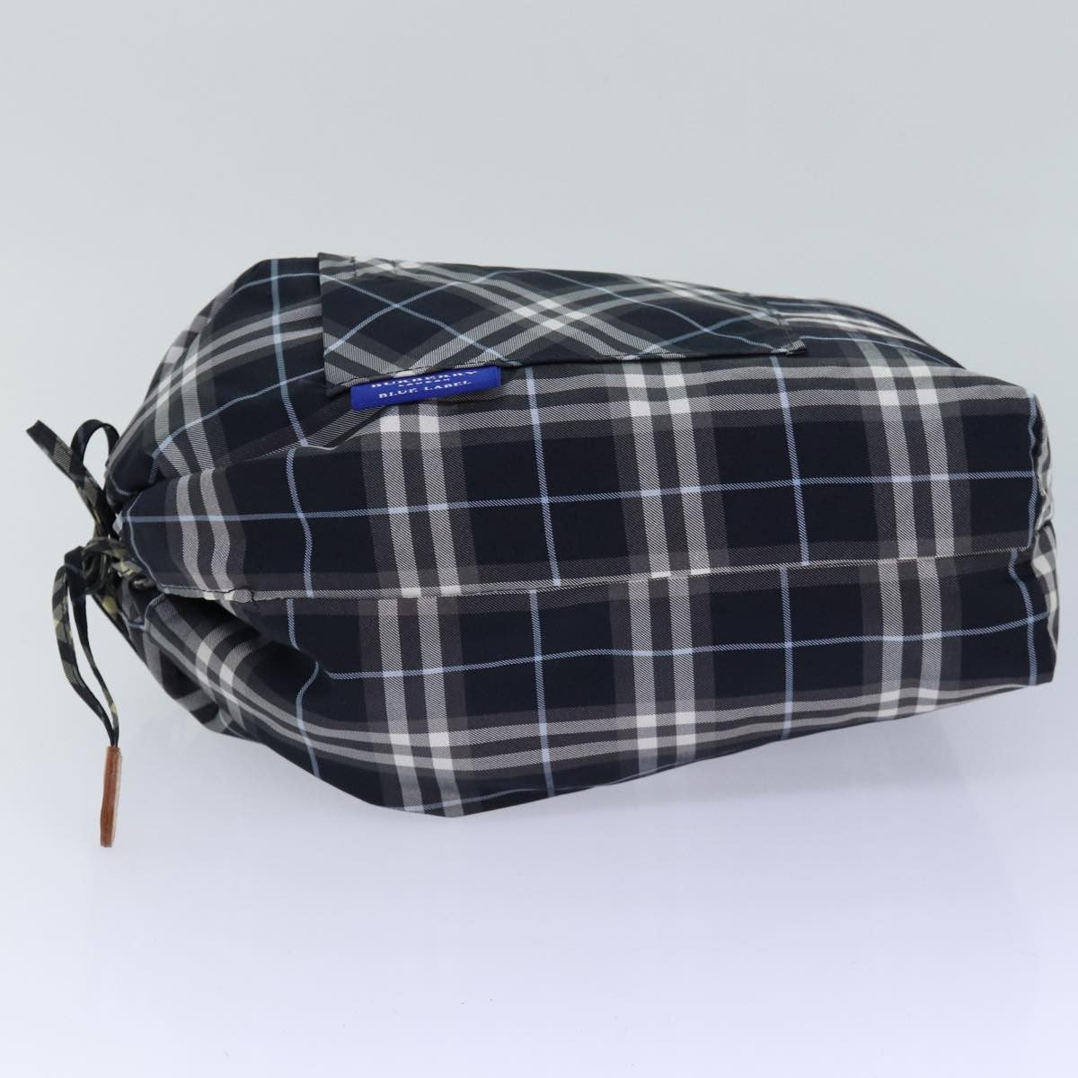 Burberry Nova Check Blue Label Nylon Black Nylon Clutche & Pouche Bag (Authentic Pre-Loved)
