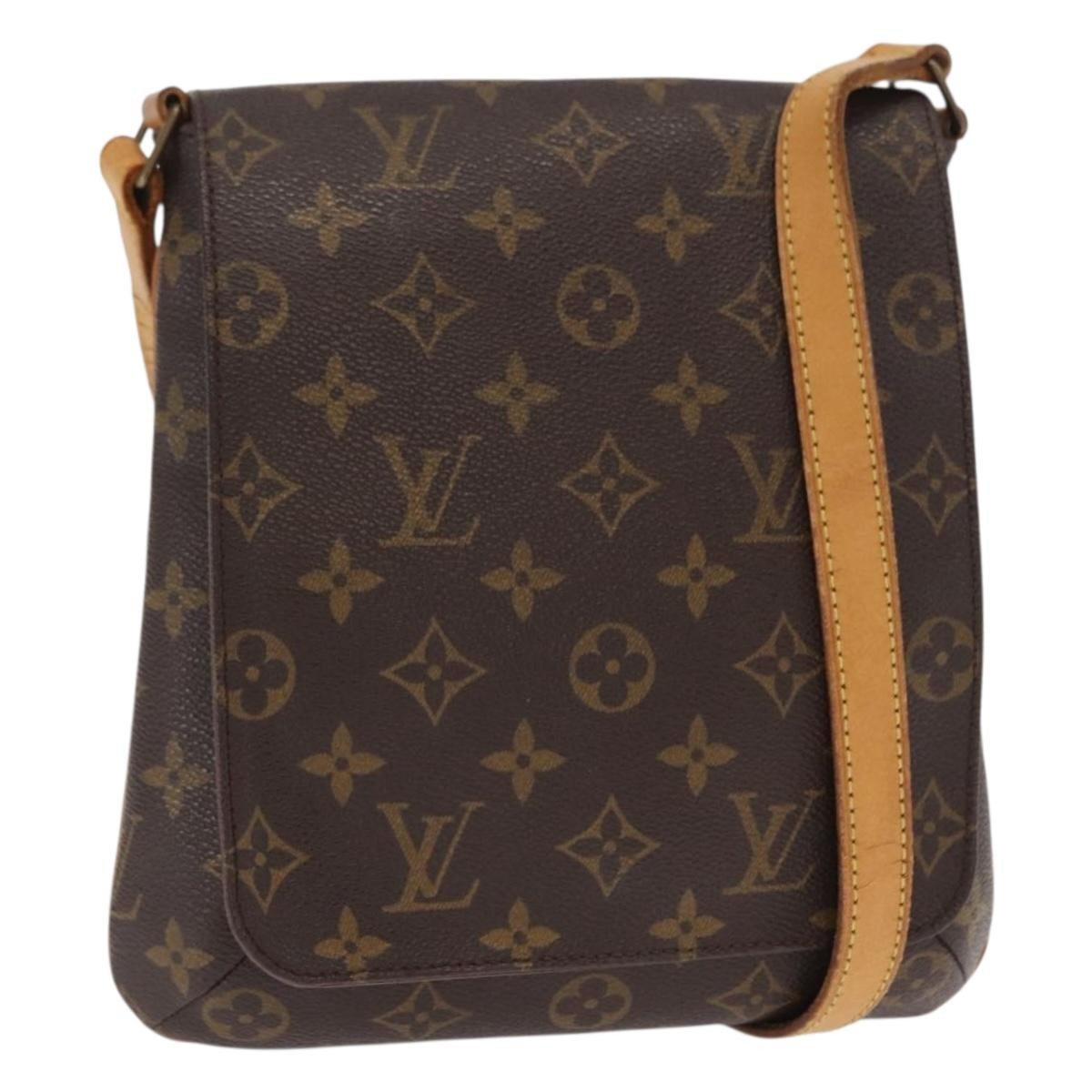 Louis Vuitton Musette Salsa Handbag Monogram Canvas Brown Canvas Shoulder Bag Bag (Pre-Loved)