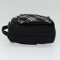 Burberry Burberry Nova Check Black Label Nylon Black Nylon Shoulder Bag Bag (Pre-Loved)