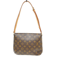 Louis Vuitton Musette Tango Handbag Monogram Canvas Brown Canvas Shoulder Bag Bag (Authentic Pre-Loved)