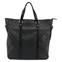 Louis Vuitton Tadao Handbag Damier Graphite Gray Canvas Tote Bag Bag (Authentic Pre-Loved)