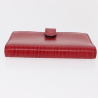 Louis Vuitton Agenda Cover Epi Leather Red Leather Wallets Accessory (Pre-Loved)