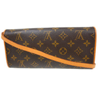 Louis Vuitton Louis Vuitton Twin Handbag Monogram Canvas Brown Canvas Clutche & Pouche Bag (Pre-Loved)