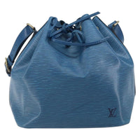 Louis Vuitton Petit Noe Handbag Epi Leather Blue Leather Shoulder Bag Bag (Authentic Pre-Loved)