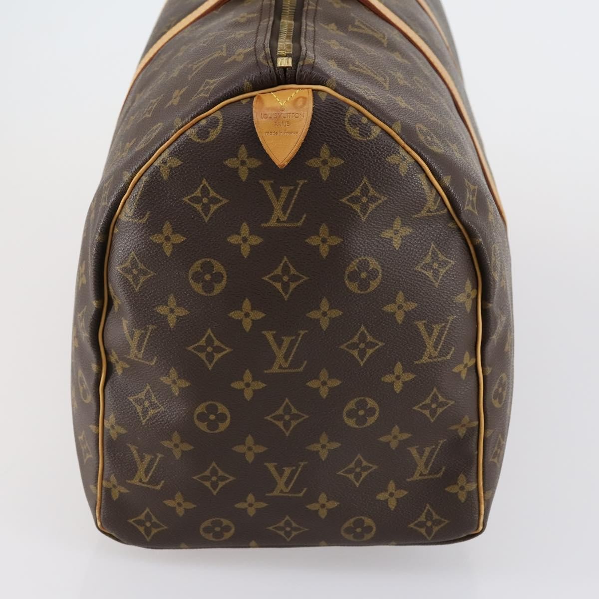 Louis Vuitton Keepall Bag Monogram Canvas Brown Canvas Travel Bag Bag (Pre-Loved)