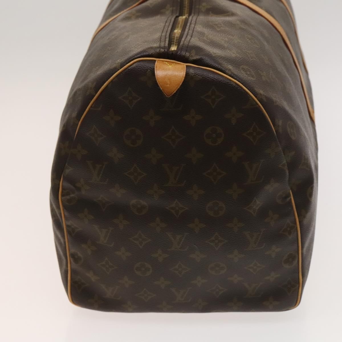 Louis Vuitton Keepall Bag Monogram Canvas Brown Canvas Travel Bag Bag (Authentic Pre-Loved)