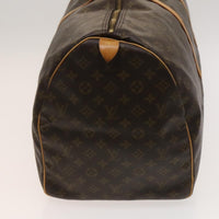 Louis Vuitton Keepall Bag Monogram Canvas Brown Canvas Travel Bag Bag (Authentic Pre-Loved)