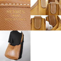 Hermes Evelyne Bag Gen I Courchevel Brown Leather Shoulder Bag Bag (Authentic Pre-Loved)