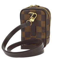 Louis Vuitton Etui Okapi Camera Case Damier Brown Canvas Shoulder Bag Bag (Authentic Pre-Loved)