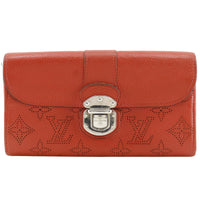 Louis Vuitton Iris Wallet Mahina Leather Red Leather Wallets Accessory (Pre-Loved)