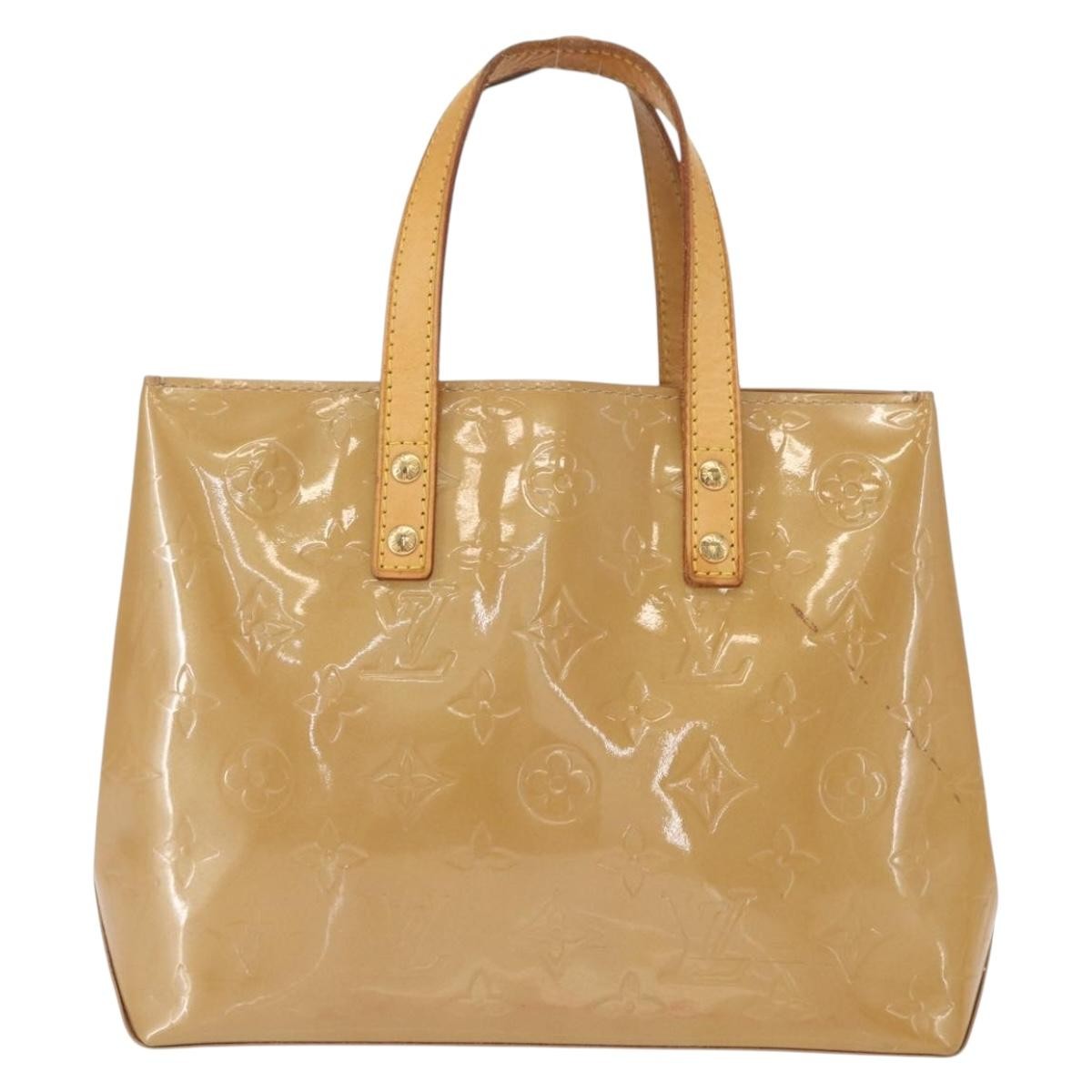 Louis Vuitton Reade Handbag Monogram Vernis Brown Patent_Leather Tote Bag Bag (Authentic Pre-Loved)