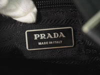 Prada Flat Messenger Bag Tessuto Black Nylon Shoulder Bag Bag (Pre-Loved)