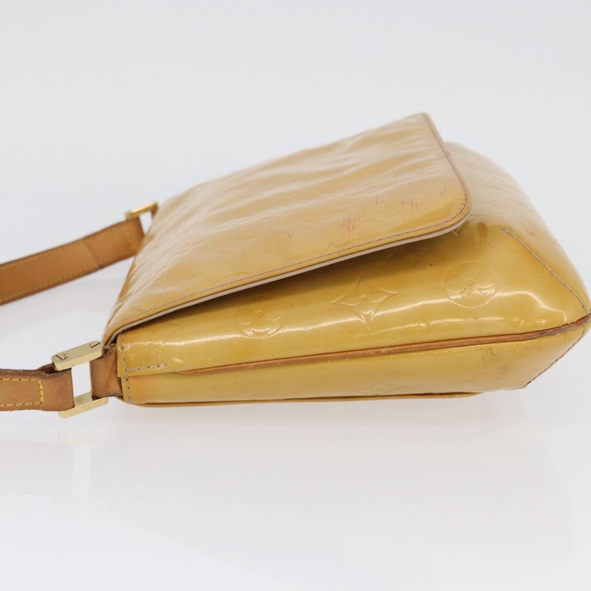 Louis Vuitton Thompson Street Handbag Monogram Vernis Beige Patent_Leather Shoulder Bag Bag (Authentic Pre-Loved)