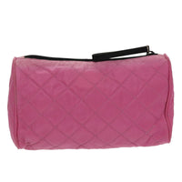 Prada Toiletry Pouch Tessuto Pink Nylon Clutche & Pouche Bag (Pre-Loved)