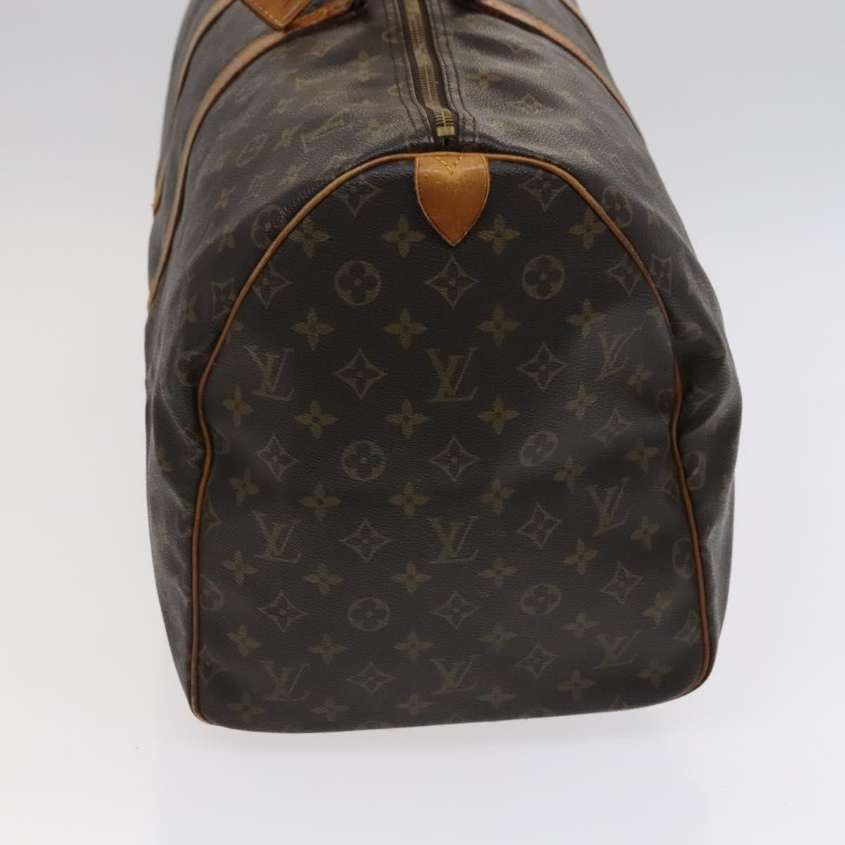 Louis Vuitton Keepall Bag Monogram Canvas Brown Canvas Travel Bag Bag (Pre-Loved)