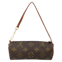 Louis Vuitton Papillon Pochette Monogram Canvas Brown Canvas Clutche & Pouche Bag (Authentic Pre-Loved)