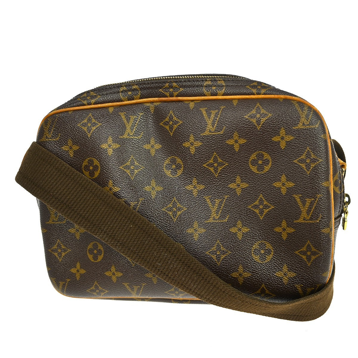 Louis Vuitton Louis Vuitton Reporter Bag Monogram Canvas Brown Canvas Shoulder Bag Bag (Authentic Pre-Loved)
