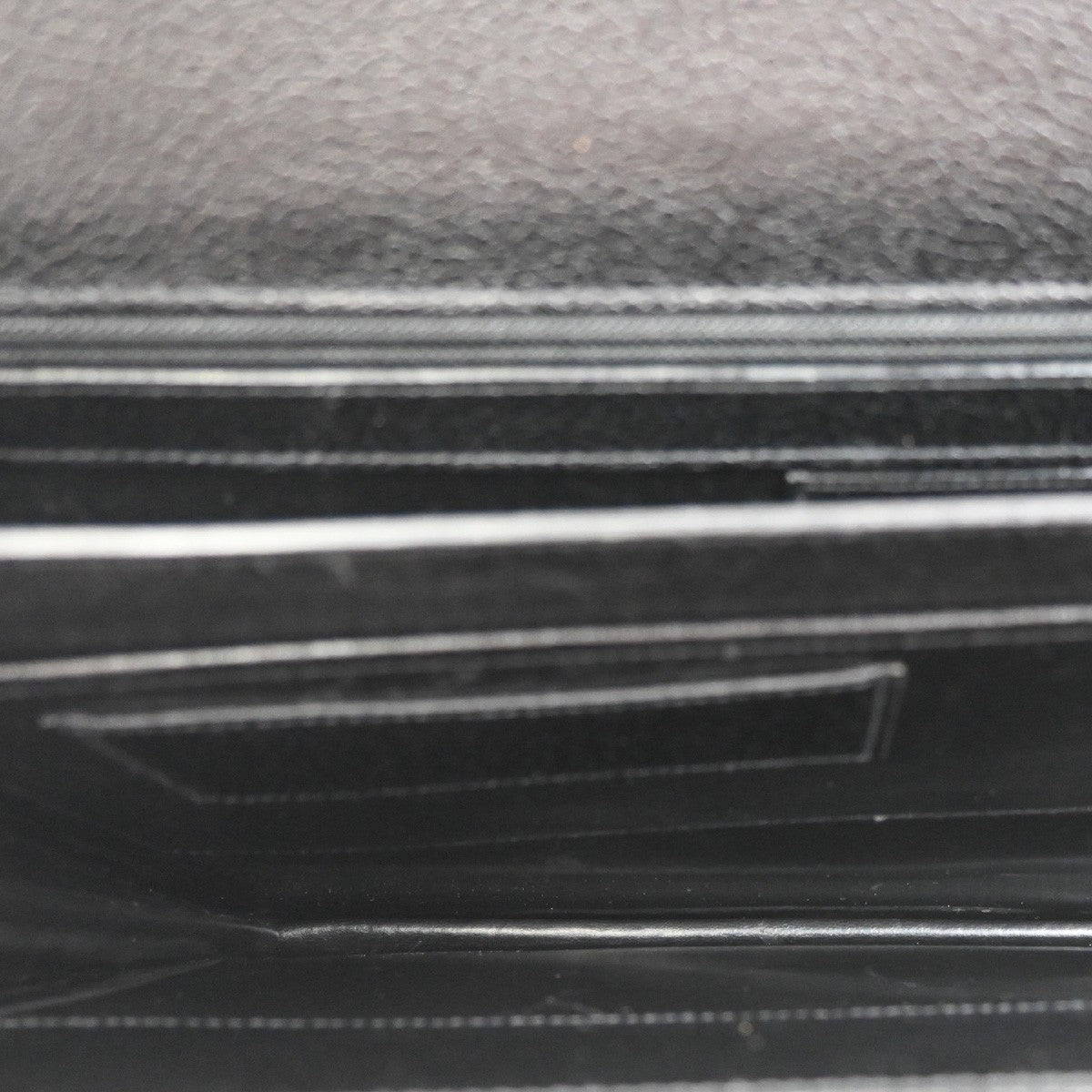 Salvatore Ferragamo Revival Briefcase Leather Black Leather Briefcase Bag (Authentic Pre-Loved)