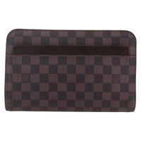 Louis Vuitton Pochette Saint Louis Damier Brown Canvas Clutche & Pouche Bag (Authentic Pre-Loved)