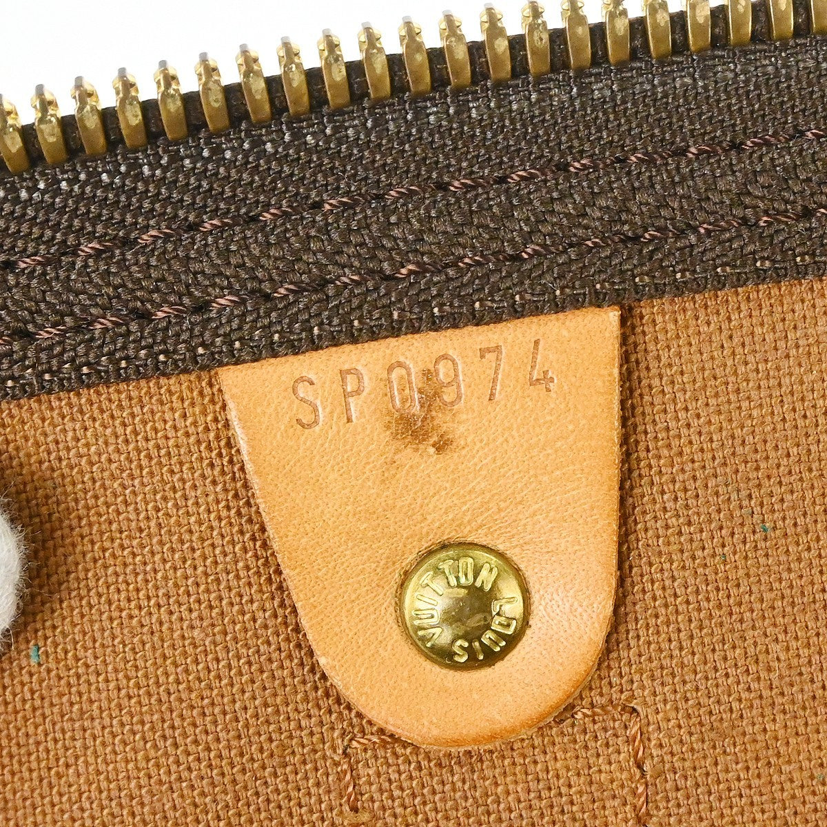 Louis Vuitton Keepall Bag Monogram Canvas Brown Canvas Travel Bag Bag (Authentic Pre-Loved)