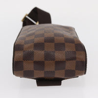 Louis Vuitton Geronimos Waist Bag Damier Brown Canvas Clutche & Pouche Bag (Pre-Loved)