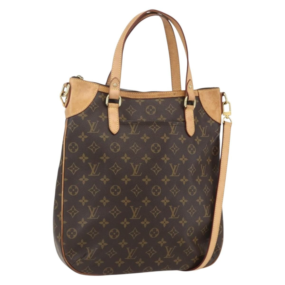 Louis Vuitton Odeon Handbag Monogram Canvas Brown Canvas Shoulder Bag Bag (Authentic Pre-Loved)