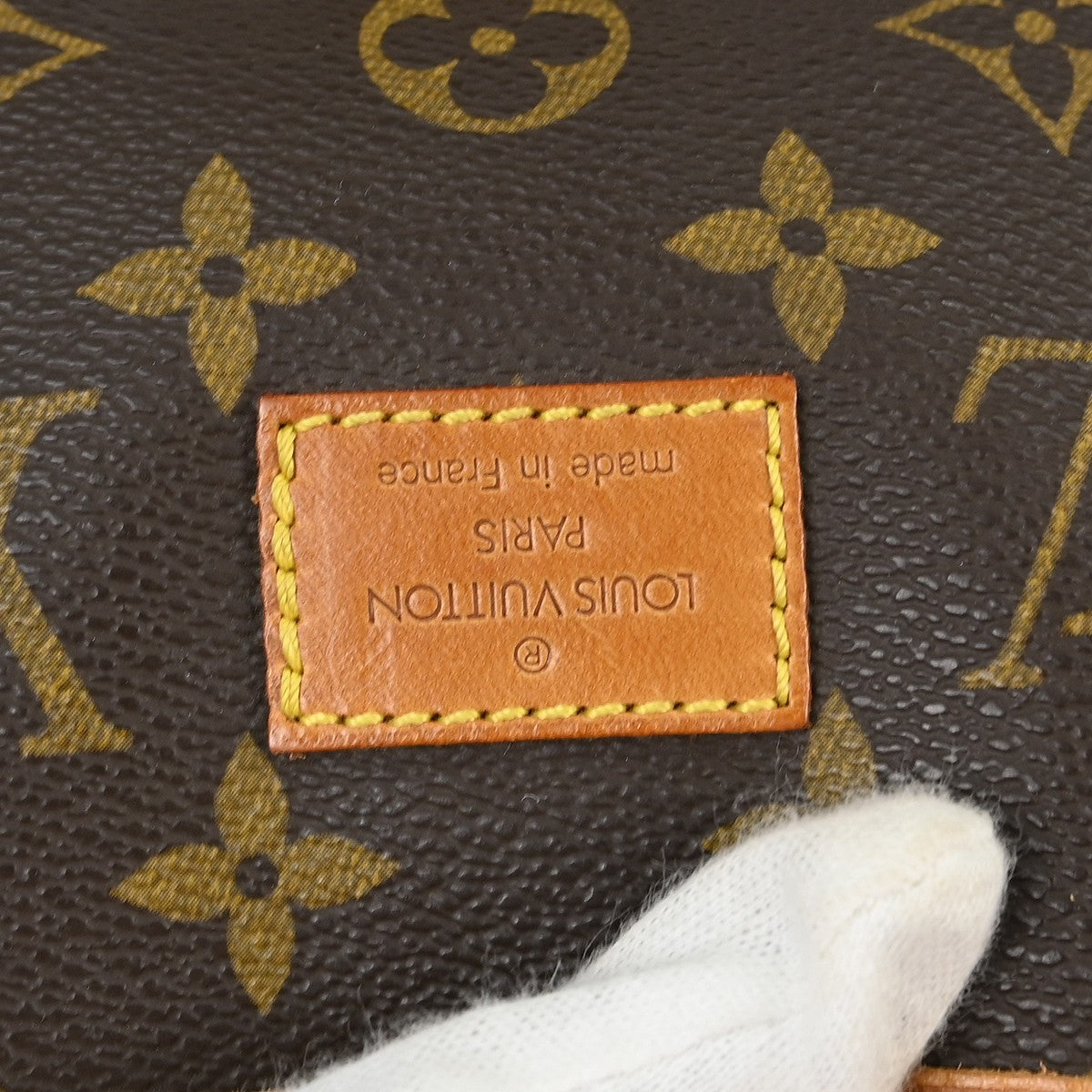 Louis Vuitton Saumur Handbag Monogram Canvas Brown Canvas Shoulder Bag Bag (Authentic Pre-Loved)