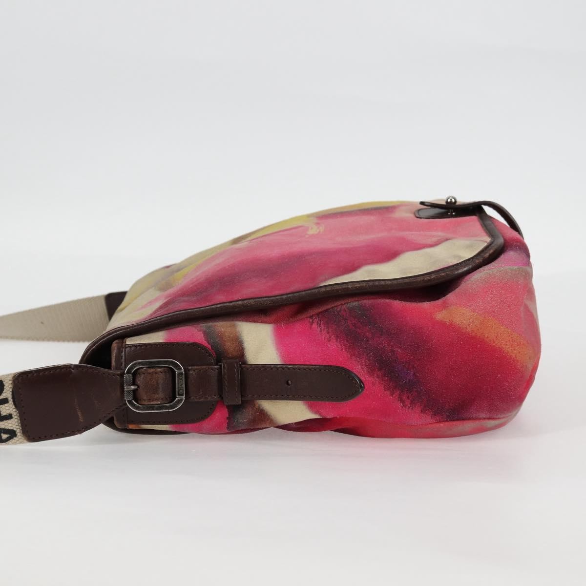 Chanel Flower Power Messenger Bag Multicolor Printed Nubuck Multicolour Suede Shoulder Bag Bag (Authentic Pre-Loved)