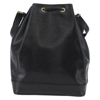 Louis Vuitton Noe Handbag Epi Leather Black Leather Shoulder Bag Bag (Pre-Loved)