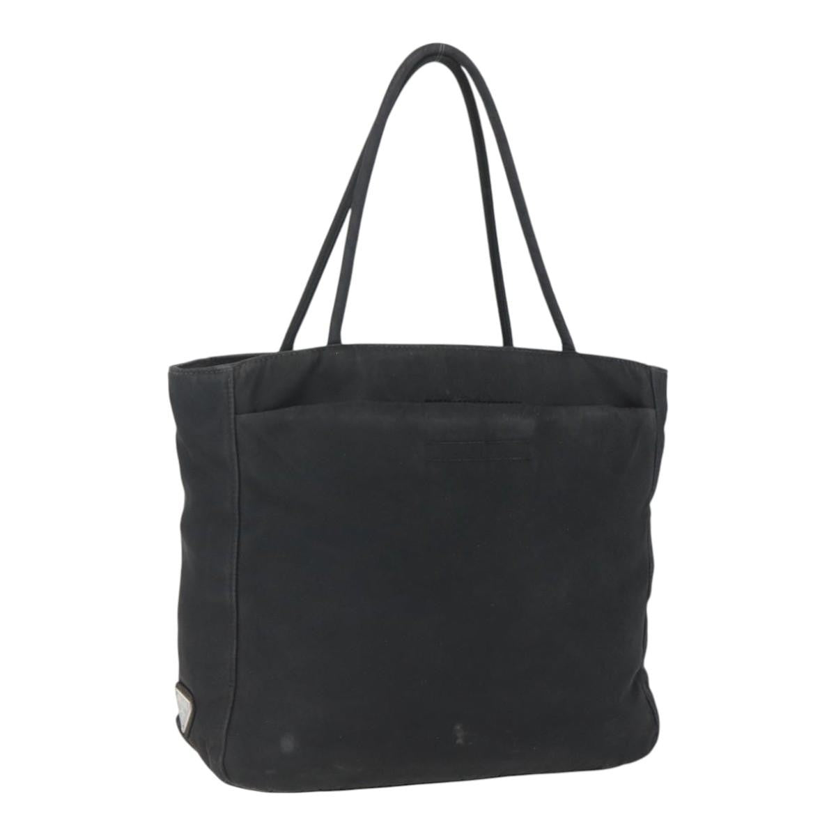 Prada Vintage Tote Tessuto Black Nylon Tote Bag Bag (Pre-Loved)