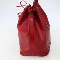 Louis Vuitton Noe Shoulder Bag Leather Red Leather Shoulder Bag Bag (Authentic Pre-Loved)