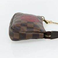 Louis Vuitton Pochette Accessoires Limited Edition Damier Brown Canvas Clutche & Pouche Bag (Pre-Loved)