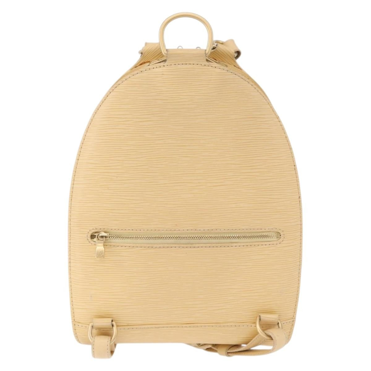 louis vuitton backpack epi Christopher Leather PM Blue 244426126 tone hardware Louis Vuitton Mabillon Backpack Epi