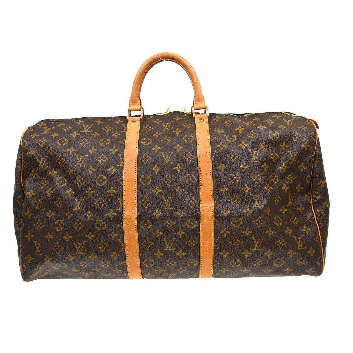 Louis Vuitton Louis Vuitton Keepall Bag Monogram Canvas Brown Canvas Travel Bag Bag (Authentic Pre-Loved)