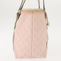 Gucci Jolicoeur Tote Gg Canvas Pink Canvas Tote Bag Bag (Authentic Pre-Loved)