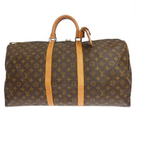 Louis Vuitton Louis Vuitton Keepall Bag Monogram Canvas Brown Canvas Travel Bag Bag (Pre-Loved)
