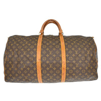 Louis Vuitton Louis Vuitton Keepall Bag Monogram Canvas Brown Canvas Travel Bag Bag (Pre-Loved)