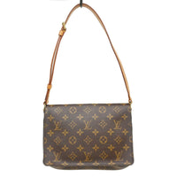 Louis Vuitton Musette Tango Handbag Monogram Canvas Brown Canvas Shoulder Bag Bag (Authentic Pre-Loved)