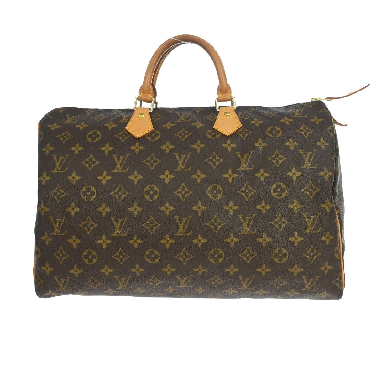 Louis Vuitton Speedy Handbag Monogram Canvas Brown Canvas Handbag (Pre-Loved)