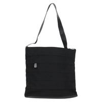 Salvatore Ferragamo Vala Shoulder Bag Nylon Black Canvas Shoulder Bag Bag (Pre-Loved)