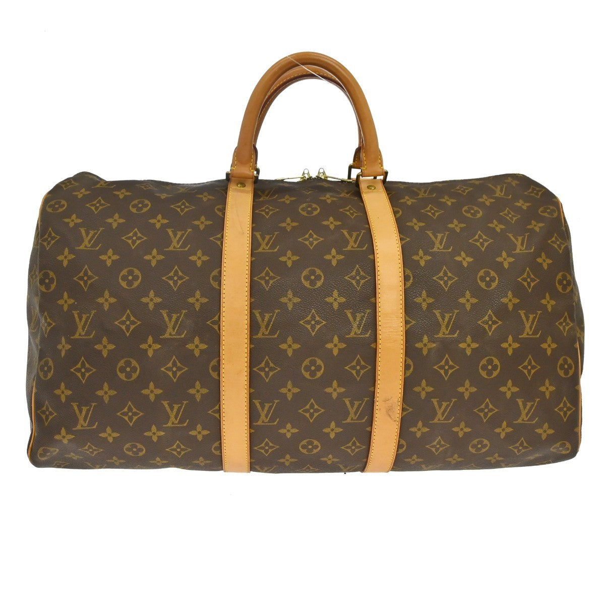 Louis Vuitton Louis Vuitton Keepall Bag Monogram Canvas Brown Canvas Travel Bag Bag (Authentic Pre-Loved)