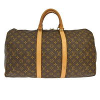 Louis Vuitton Louis Vuitton Keepall Bag Monogram Canvas Brown Canvas Travel Bag Bag (Authentic Pre-Loved)