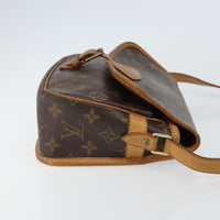 Louis Vuitton Sologne Handbag Monogram Canvas Brown Canvas Shoulder Bag Bag (Pre-Loved)